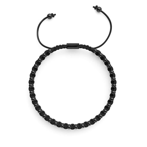 Gunmetal x Schwarz | Freundschaftsarmband DOT